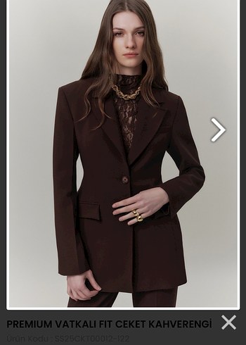 Premium Vatkalı Fit Blazer