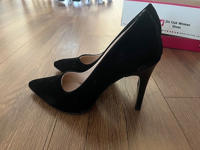 Diğer Siyah süet stiletto