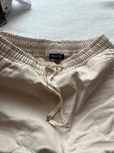 34 Beden Bej Jogger Keten Pantolon