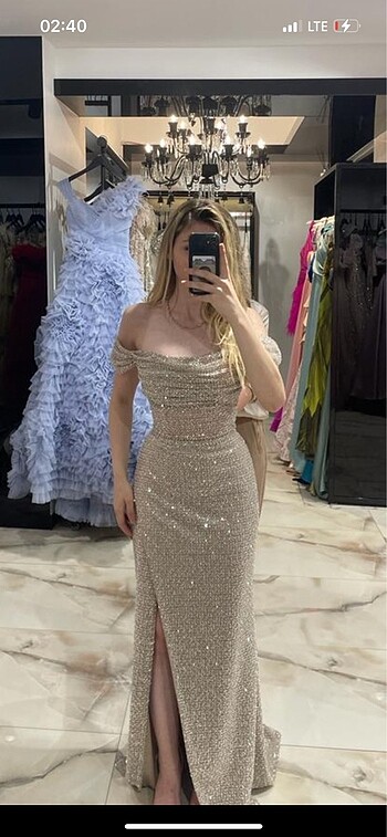 36 Beden Dressing room abiye elbise
