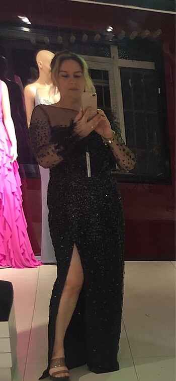 46 Beden Dressing room abiye elbise