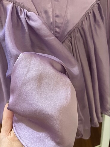 LİLA KORSELİ KISA ELBİSE - Görsel 7