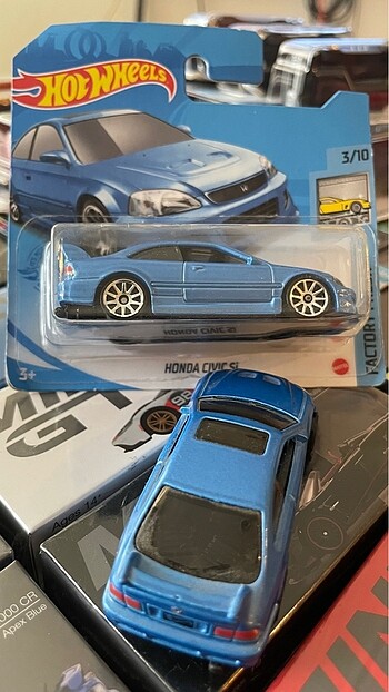  Hot Wheels Honda Civic si - Mavi