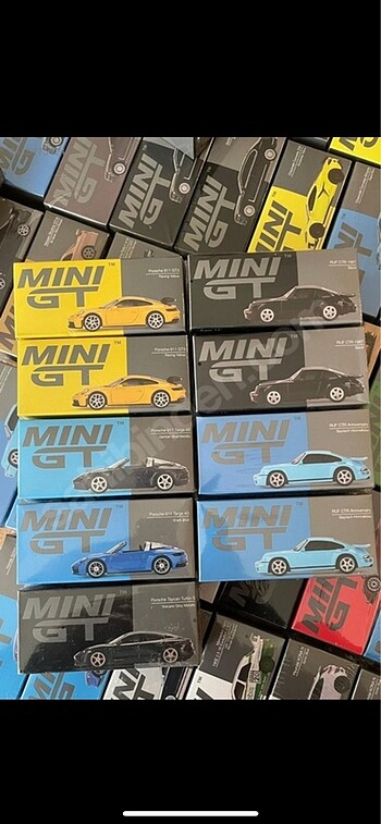 Beden Renk Mini GT-412-Porsche 911 Targa 4S Gentian / Blue Metallic
