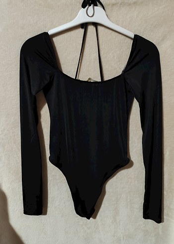36 Beden siyah Renk Drapeli Siyah Gotik Strappy Bluz