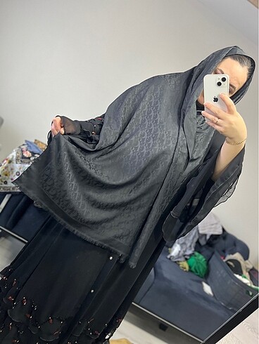 Dior Siyah dior ithal şal