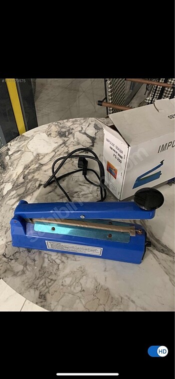 Poşet yapıştırma makinesi 20cm