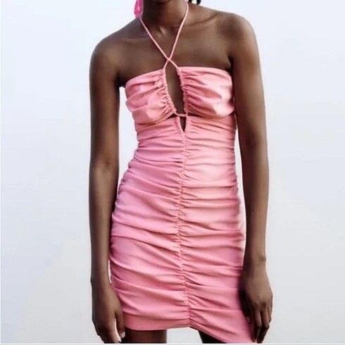 s Beden pembe Renk Pembe zara elbise