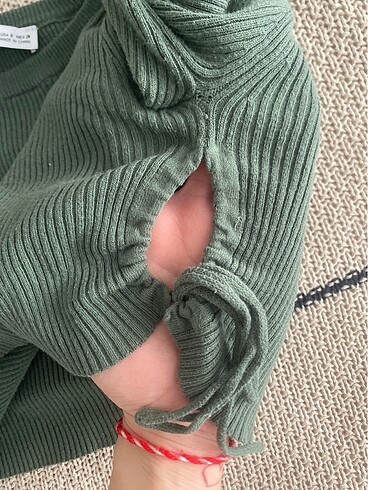 s Beden yeşil Renk Zara crop
