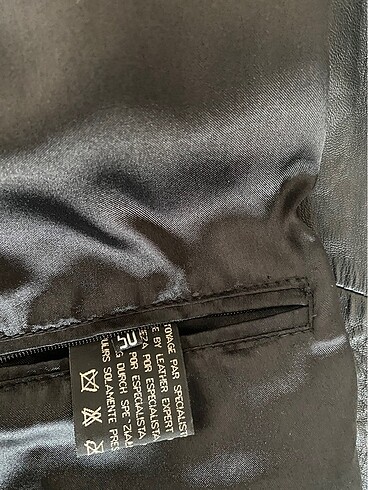 m Beden Lagerfeld orijinal deri erkek ceket