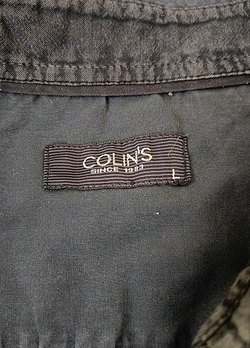 l Beden lacivert Renk colins erkek gömlek
