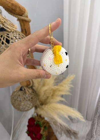 Bej etipuf Anahtarlık - Görsel 2