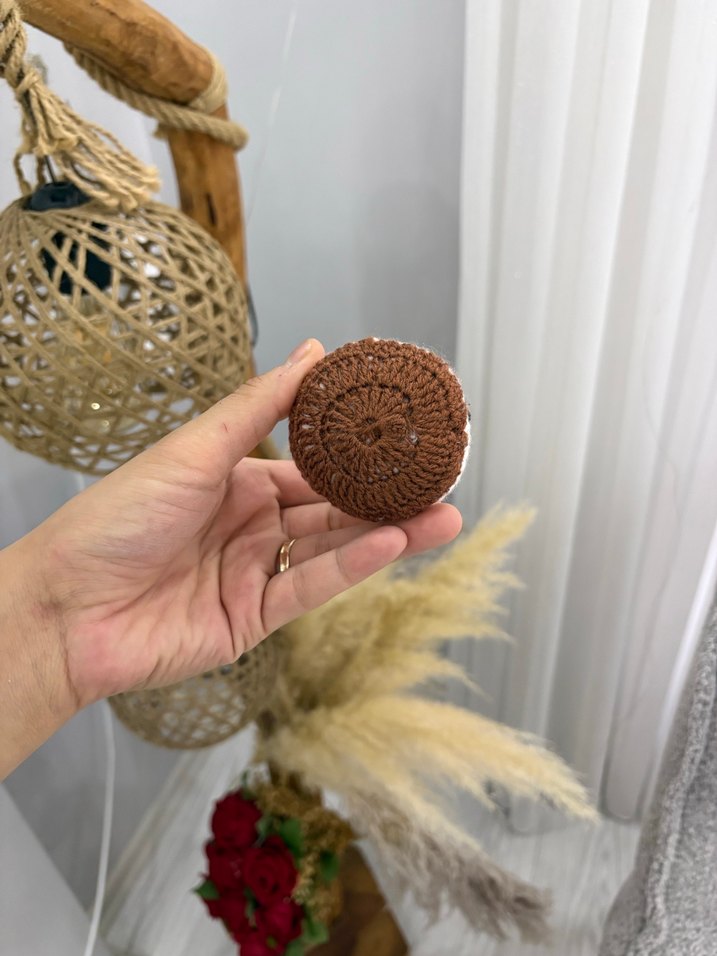 Bej etipuf Anahtarlık - Görsel 3