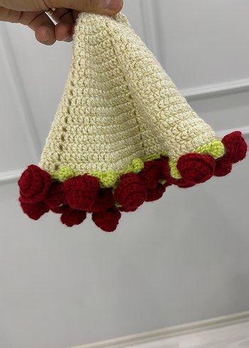 Örgü çiçek - Görsel 3