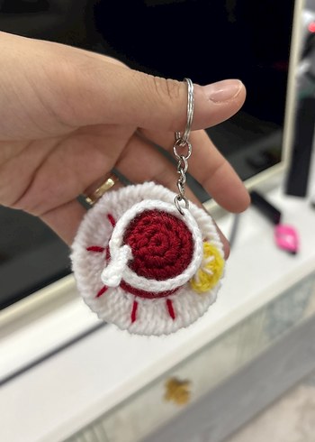 Çay bardağı şeklinde anahtarlık - Görsel 2