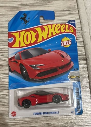 Hot Wheels Ferrari SF90 Stradale Kırmızı Oyuncak Araba