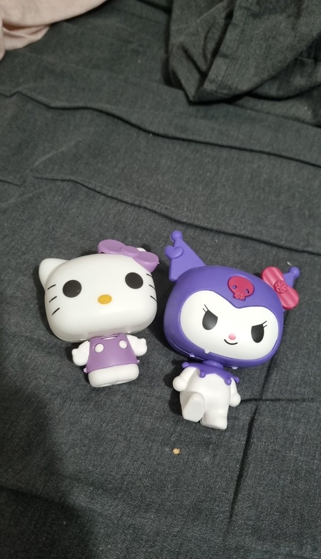 Mor Renkli Figürler Seti - Görsel 3