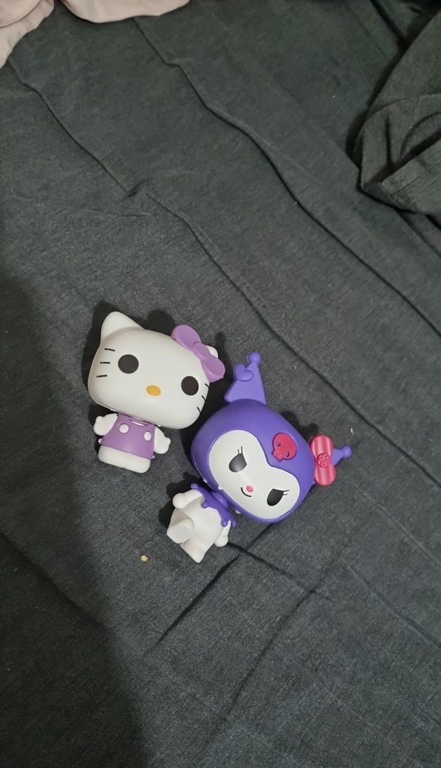 Mor Renkli Figürler Seti - Görsel 2