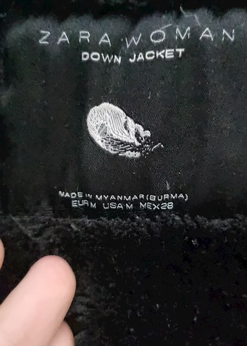 Fermuarlı Siyah Kadın Kışlık Mont - Görsel 2