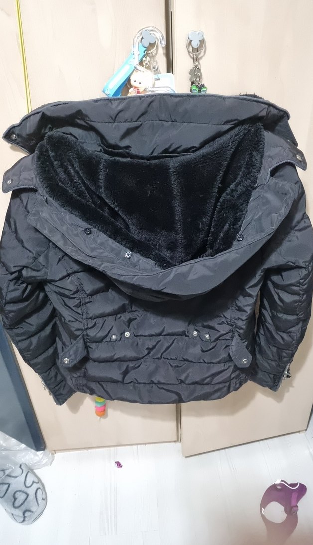 Fermuarlı Siyah Kadın Kışlık Mont - Görsel 4