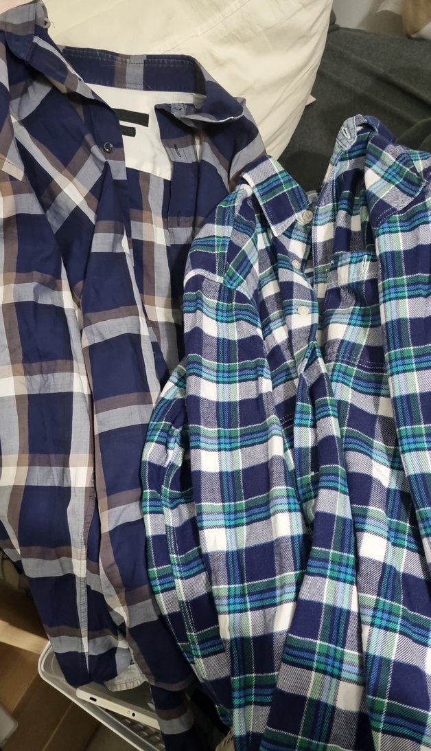 Erkek Çok Renkli Ekose Düğmeli Gömlek - Görsel 2