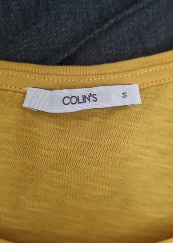 Sarı Baskılı Kısa Kollu Kadın Tişört - Görsel 2