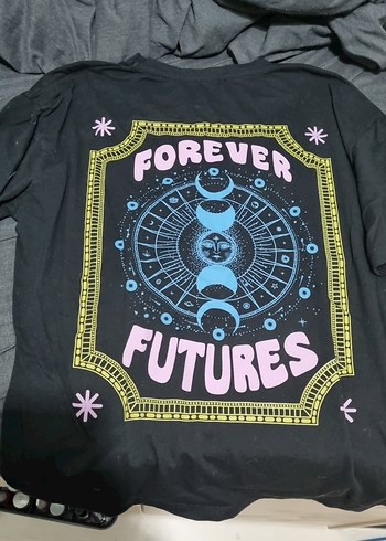 COLLUSION Siyah Uzun Kollu Tişört - Görsel 3