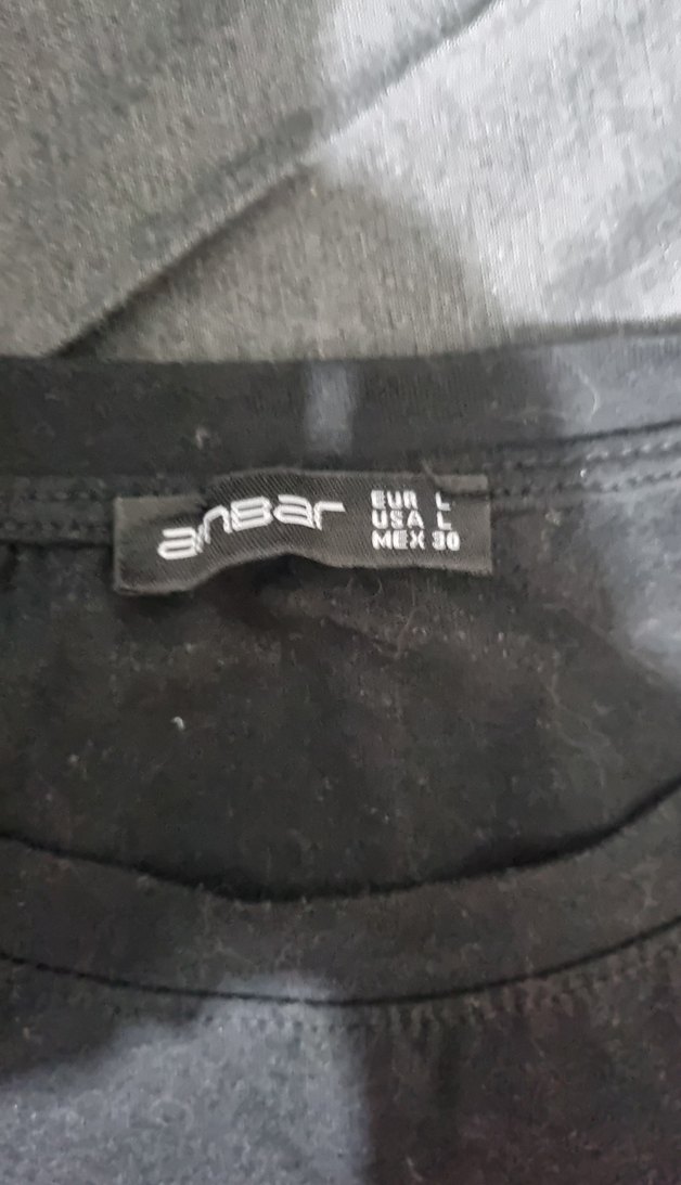 Siyah Baskılı Uzun Kollu Tişört - Görsel 3