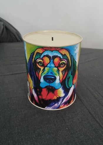 Renkli Köpek Figürlü büyük boy kumbara