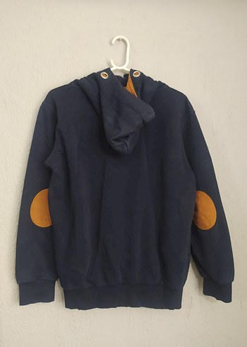 Düğmeli Lacivert Erkek Çocuk Sweatshirt - Görsel 2