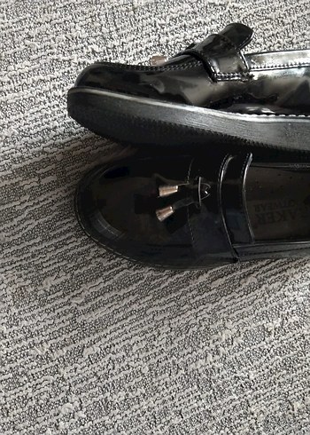 Siyah Parlak Tokalı Erkek Çocuk Loafer - Görsel 5