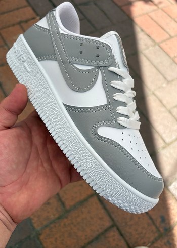 Nike Air Force 1 Low Beyaz Gri Sneaker