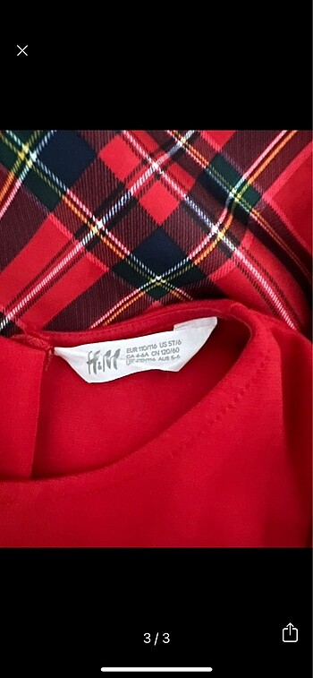 5 Yaş Beden H&M ELBİSE