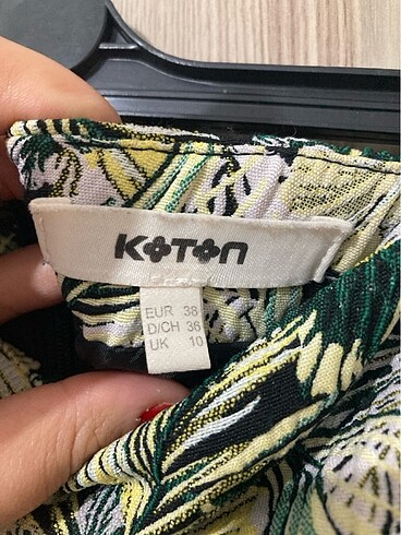 Koton etek desenli