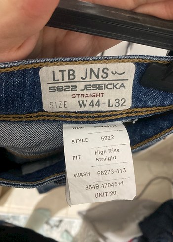 Ltb Kadın Mavi Bol Kesim Kot Pantolon - Görsel 2