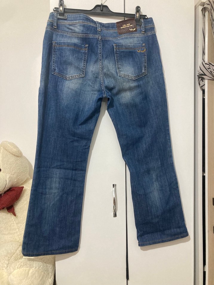 Ltb Kadın Mavi Bol Kesim Kot Pantolon - Görsel 3