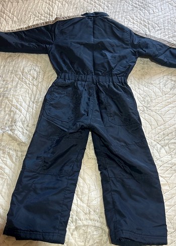 Koyu Mavi Bebek Kayak Tulumu Fermuarlı - Görsel 5