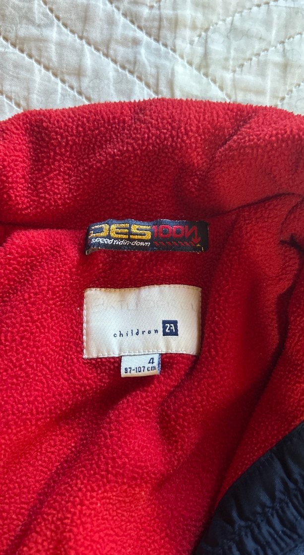 Koyu Mavi Bebek Kayak Tulumu Fermuarlı - Görsel 4