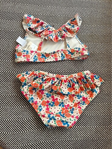 6 Yaş Beden Çapraz askılı bikini