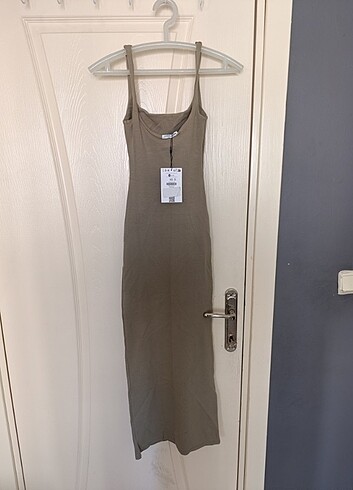 Bershka Bershka Askılı Midi Elbise