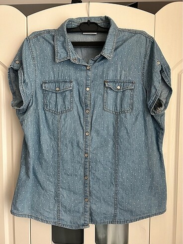 jean kot denim gömlek