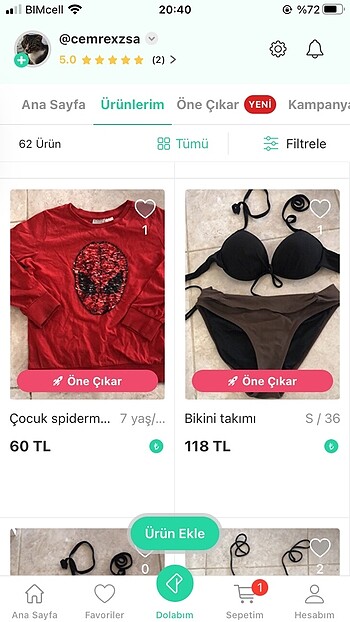 İstenen ürüne özel ilan açabilirim indirm yaparım