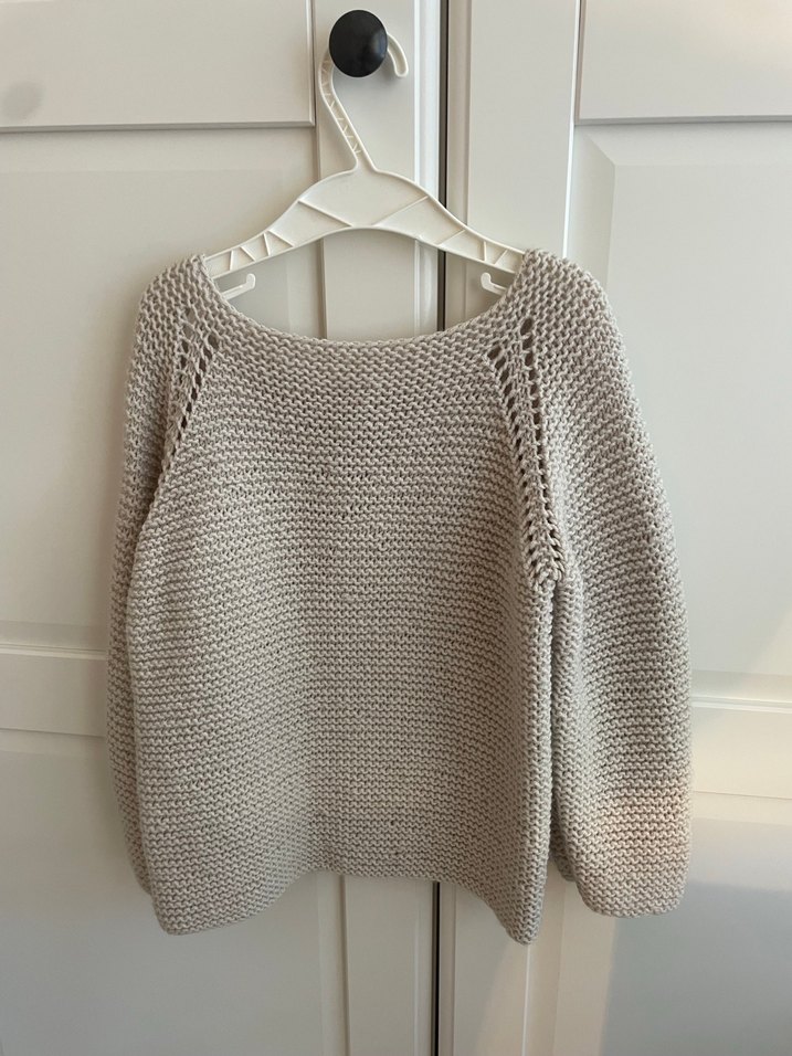 Düğmeli Bej Triko  Hırka - Görsel 3