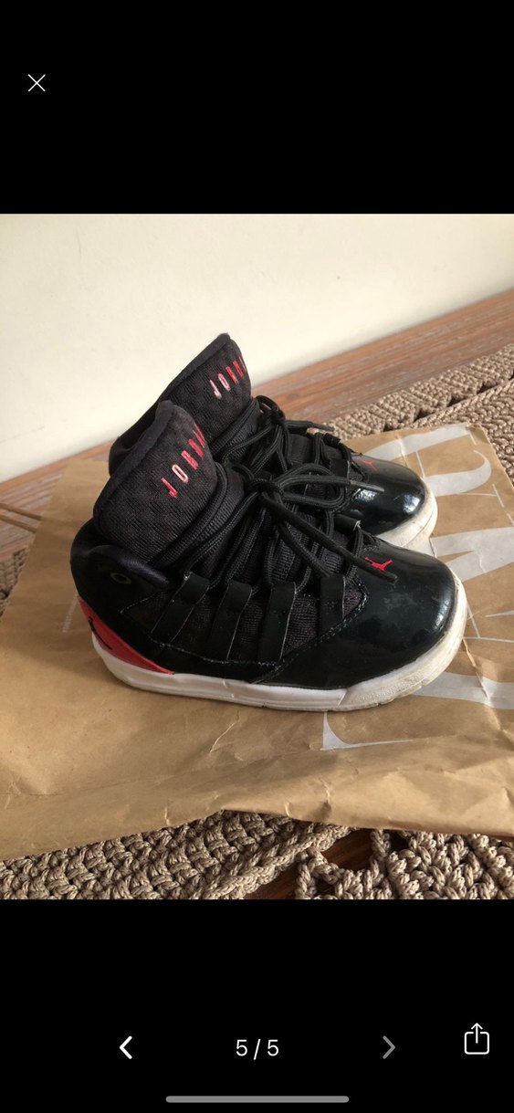 Siyah Jordan Erkek Çocuk Spor Ayakkabı - Görsel 5