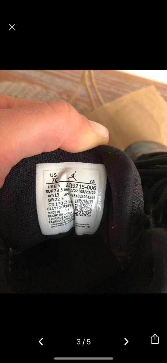 Siyah Jordan Erkek Çocuk Spor Ayakkabı - Görsel 3