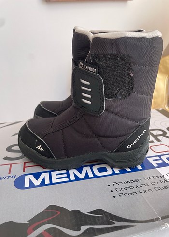 Siyah erkek çocuk kar botu - Görsel 6