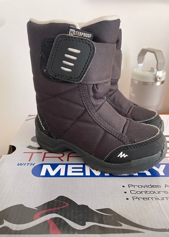 Siyah erkek çocuk kar botu - Görsel 8