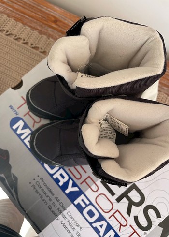 Siyah erkek çocuk kar botu - Görsel 7