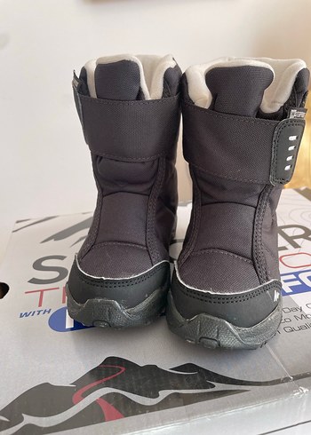 Siyah erkek çocuk kar botu - Görsel 5