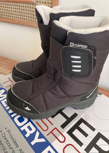 Siyah erkek çocuk kar botu - Görsel 4